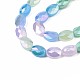 Electroplate Glass Beads Strands US-EGLA-S194-17E-3