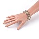 Electroplate Glass Wrap Bracelets US-BJEW-JB04018-02-3