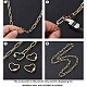 Brass Paperclip Chains US-CHC-G007-01G-10