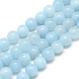 Natural Aquamarine Beads Strands US-G-S150-08-6mm