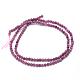 Natural Ruby/Red Corundum Beads Strands US-G-E411-14-3.5mm-2