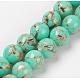 Sea Shell and Synthetic Turquoise Assembled Beads Strands US-G-G758-07-6mm-1
