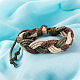 Unisex Adjustable Braided Leather Cord Bracelets US-BJEW-BB15532-8