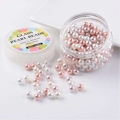 Glass Pearl Bead Sets US-HY-JP0001-03-A-1