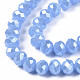 Electroplate Glass Beads Strands US-EGLA-A034-J8mm-A02-2