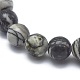 Natural Netstone Bead Stretch Bracelets US-BJEW-K212-B-021-2