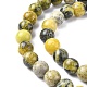 Natural Yellow Turquoise(Jasper) Beads Strands US-GSR007-2