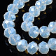Electroplate Glass Beads Strands US-EGLA-A034-J4mm-A04-2