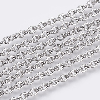 304 Stainless Steel Cable Chains US-CHS-F006-01E-P-1