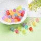 6mm Mixed Transparent Round Frosted Acrylic Ball Bead US-X-FACR-R021-6mm-M-3