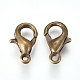 Zinc Alloy Lobster Claw Clasps US-E103-M-2