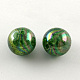 AB Color Transparent Crackle Round Acrylic Beads US-CACR-S006-10-1