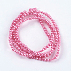 Glass Pearl Beads Strands US-HY-3D-M-3