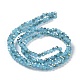 Electroplate Glass Faceted Rondelle Beads Strands US-EGLA-D020-3x2mm-38-4