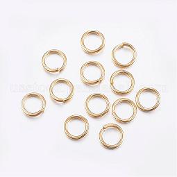 304 Stainless Steel Open Jump Rings US-STAS-L187-5x1mm-G