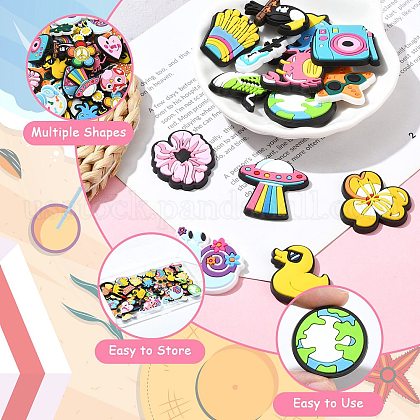 60Pcs 30 Styles PVC Cabochons&nbsp;US-KY-CJ0002-09A-3