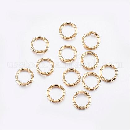 304 Stainless Steel Open Jump Rings US-STAS-L187-5x1mm-G-1