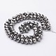 Electroplate Glass Beads Strands US-GR6X8MMY-S-3