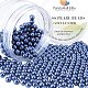 PandaHall Elite 6mm Purple Navy Glass Pearl Beads Tiny Satin Luster Round Loose beads for Jewelry Making US-HY-PH0001-6mm-069-1