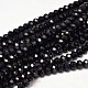 Faceted Rondelle Glass Beads Strands US-GLAA-I033-6mm-19-1
