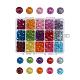 15 Colors Dyed Acrylic Beads US-OACR-JP0001-02-10mm-1