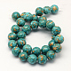 Dyed Synthetic Turquoise Round Bead Strands US-TURQ-Q100-01A-01-2