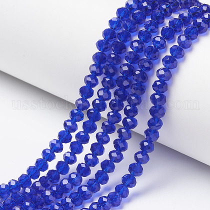 Glass Beads Strands US-EGLA-A034-T6mm-D06-1