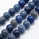 Natural Blue Aventurine Beads Strands US-G-I199-24-8mm-1