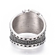 304 Stainless Steel Wide Band Rings US-RJEW-D073-11-AS-3