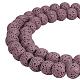 Synthetical Lava Rock Bead Strands US-G-PH0022-06-1