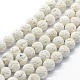 Natural Lava Rock Round Beads Strands US-G-E508-04-8mm-1