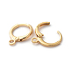Brass Huggie Hoop Earring Findings US-KK-F808-07G-2