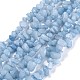 Dyed Natural Aquamarine Beads Strands US-X-G-F703-12-1