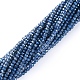 Electroplate Glass Beads Strands US-EGLA-F149-FR-04-2