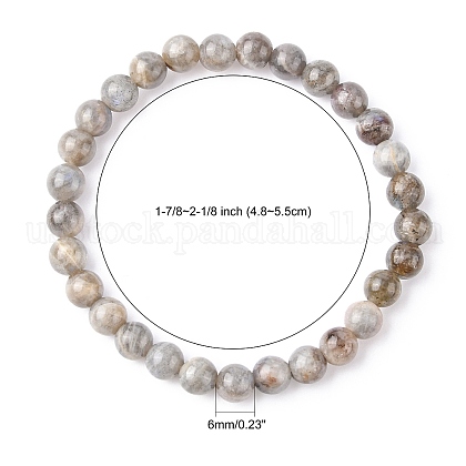 Stretchy Gemstone Bracelets&nbsp;US-BJEW-C259-6mm-2A-3