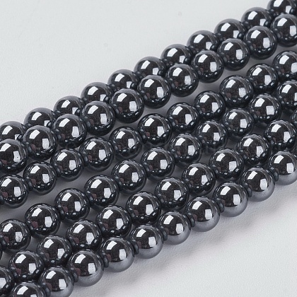 Non-Magnetic Synthetic Hematite Beads US-G-H1073-1-1