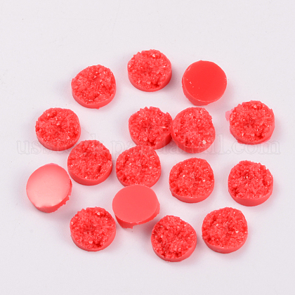 Druzy Resin Cabochons US-CRES-S040-12mm-12-1