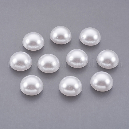 ABS Plastic Imitation Pearl Cabochons US-SACR-S738-12mm-Z9-1
