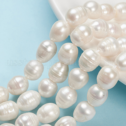 Natural Cultured Freshwater Pearl Beads US-PEAR-D095-1-1