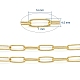 Soldered Brass Paperclip Chains US-CHC-D025-03G-4