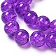 Crackle Glass Beads Strands US-X-CCG-Q001-10mm-12-1