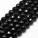 Natural Black Onyx Beads Strands US-G-D840-23-6mm-1