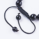 Adjustable Nylon Cord Braided Bead Bracelets US-BJEW-F308-55A-3