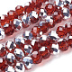 Electroplate Glass Bead Strands US-GR8MMY-18S-1
