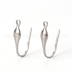 316 Stainless Steel Stud Earring Hooks US-X-STAS-Q239-015