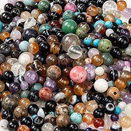 Natural Mixed Gemstone Beads US-G-K266-06