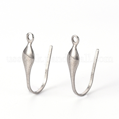 316 Stainless Steel Stud Earring Hooks US-X-STAS-Q239-015-1