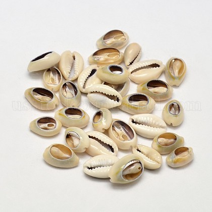 Natural Cowrie Shell Beads US-BSHE-O007-71-1