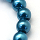 Baking Painted Pearlized Glass Pearl Round Bead Strands US-HY-Q003-6mm-06-3