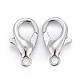 Zinc Alloy Lobster Claw Clasps US-E103-P-NF-2